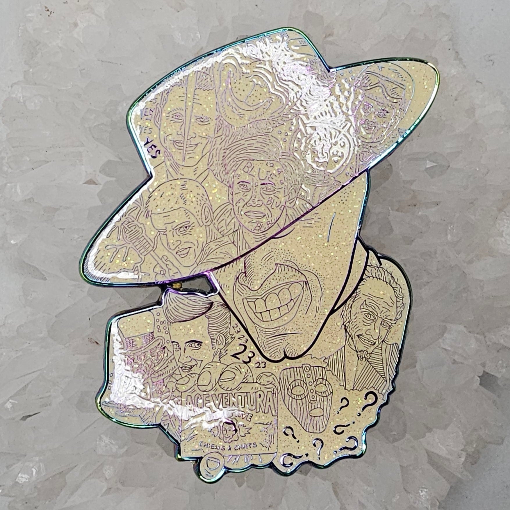 The Mask Jim Carey Universe V2 Psychedelic Art Enamel Pins Hat Pins Lapel Pin Brooch Badge Festival Pin