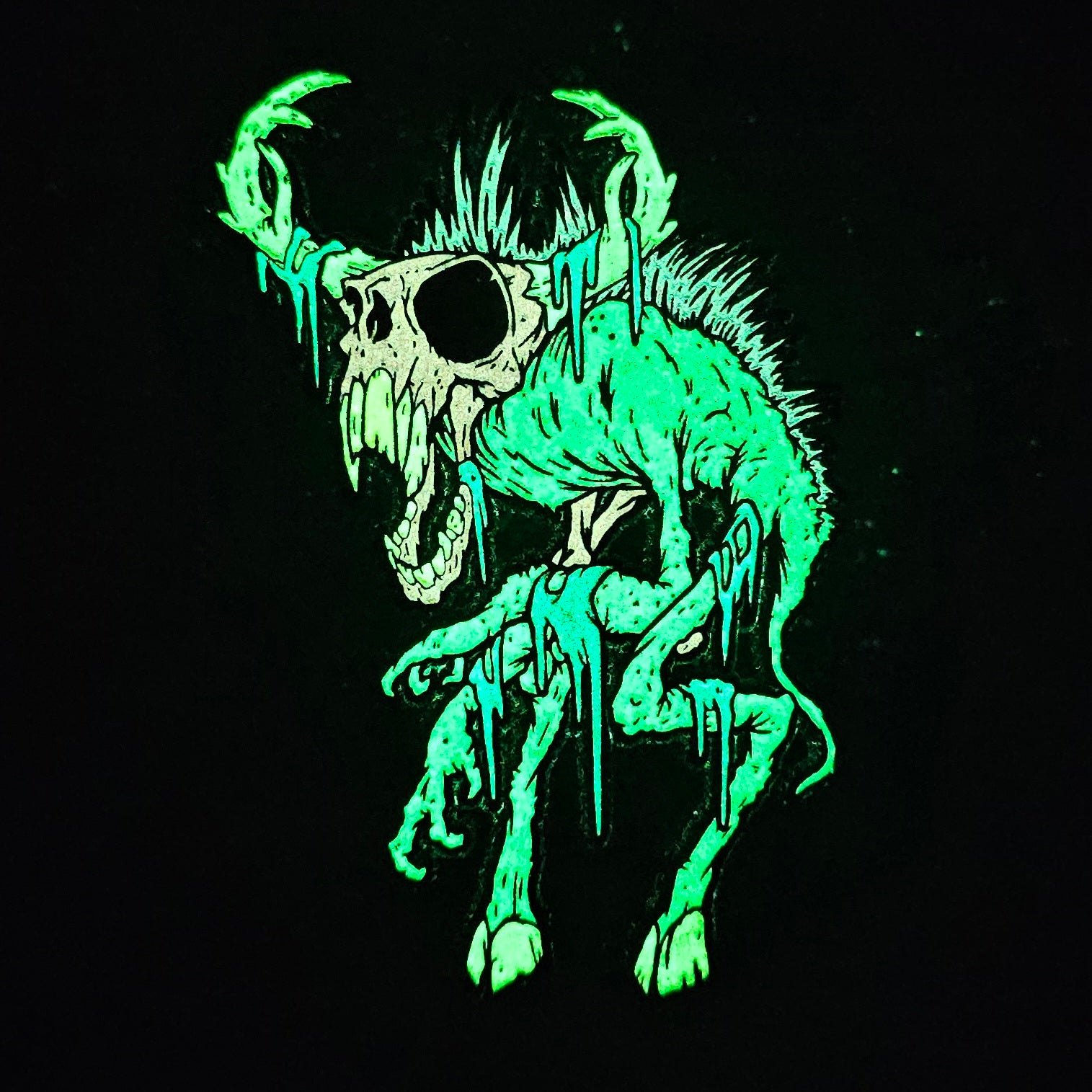 Demonic Wendigo V2 Slime Edition Psychedelic Monster Art Mythical Creature Enamel Pins Hat Pins Lapel Pin Brooch Badge Festival Pin