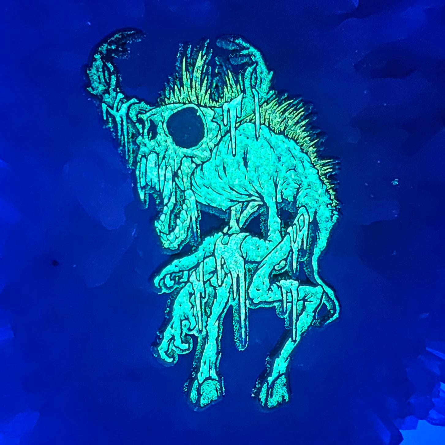 Demonic Wendigo V4 Ice Edition Psychedelic Monster Art Mythical Creature Enamel Pins Hat Pins Lapel Pin Brooch Badge Festival Pin