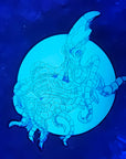 Spectral Space Squid V1 Attack Space Ship Psychedelic Art Enamel Pins Hat Pins Lapel Pin Brooch Badge Festival Pin