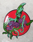 Spectral Space Squid V3 Attack Space Ship Psychedelic Art Enamel Pins Hat Pins Lapel Pin Brooch Badge Festival Pin