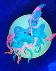 Spectral Space Squid Attack V4 Space Ship Psychedelic Art Enamel Pins Hat Pins Lapel Pin Brooch Badge Festival Pin