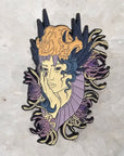 Druid Goddess Bloom V2 Flower Skull Psychedelic Art Enamel Pins Hat Pins Lapel Pin Brooch Badge Festival Pin