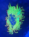 Druid Goddess Bloom V3 Flower Skull Psychedelic Art Enamel Pins Hat Pins Lapel Pin Brooch Badge Festival Pin