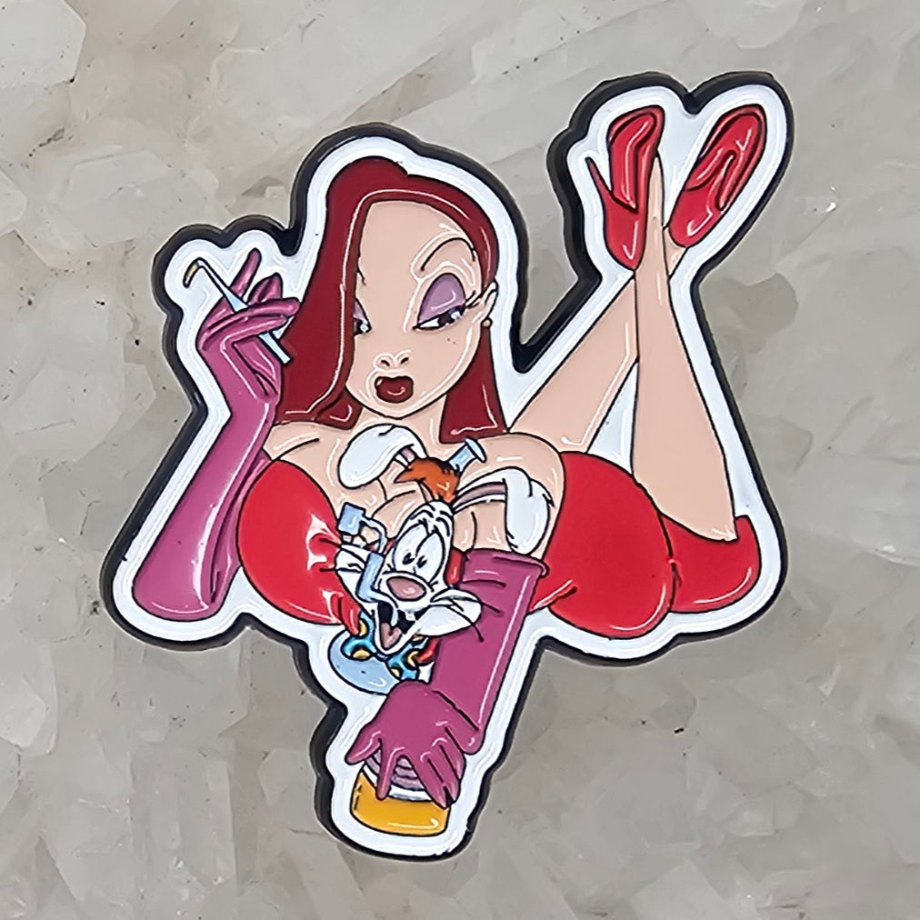 Dab Time Jessica Rabbit Hash Oil Queen Enamel Pins Hat Pins Lapel Pin Brooch Badge Festival Pin