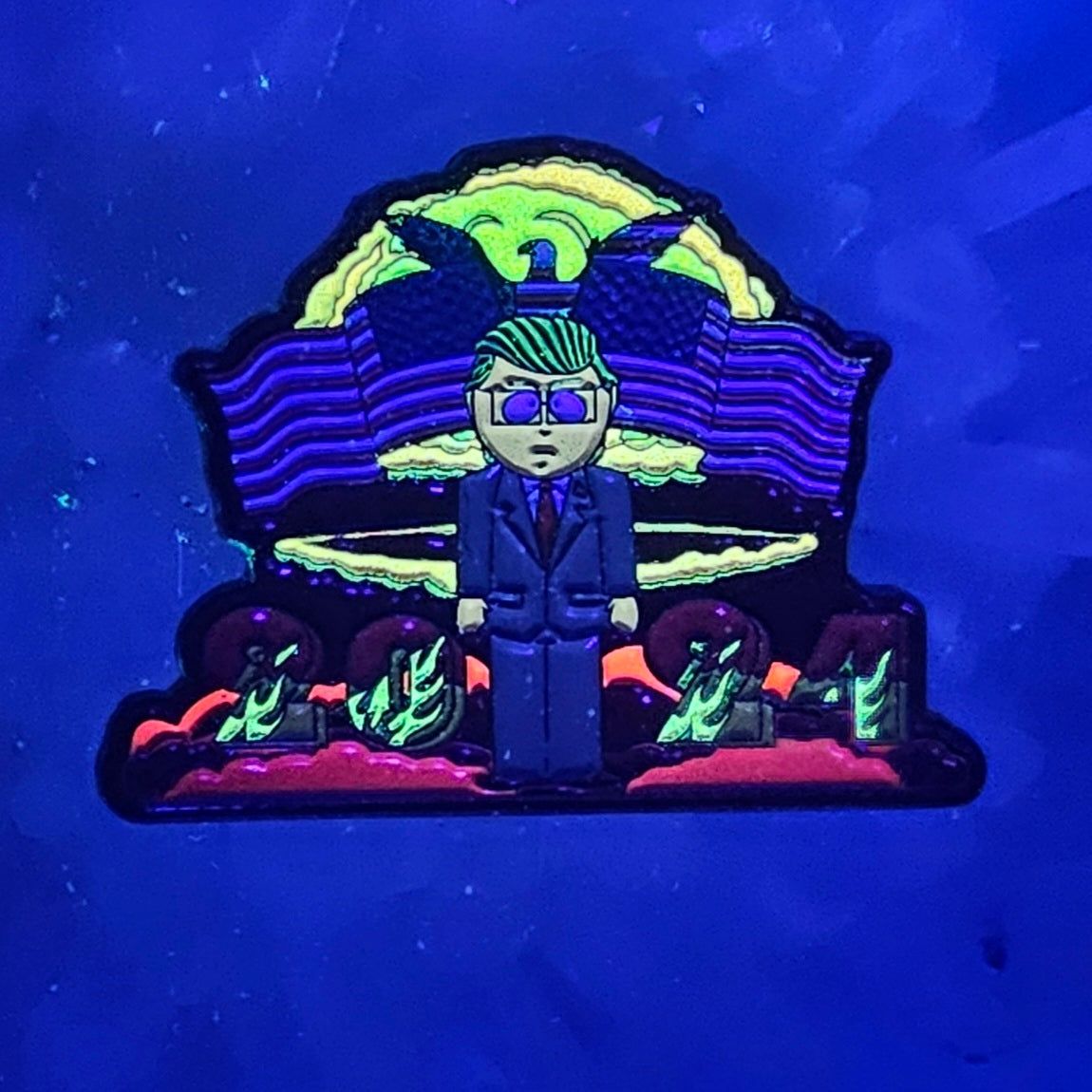 Mr Garrison Trump South Nuclear Apocalypse Park Enamel Pins Hat Pins Lapel Pin Brooch Badge Festival Pin