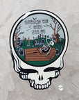 And Like The Wind You Go Stealie NFA Dancing Bear Skeleton Glow Enamel Pins Hat Pins Lapel Pin Brooch Badge Festival Pin