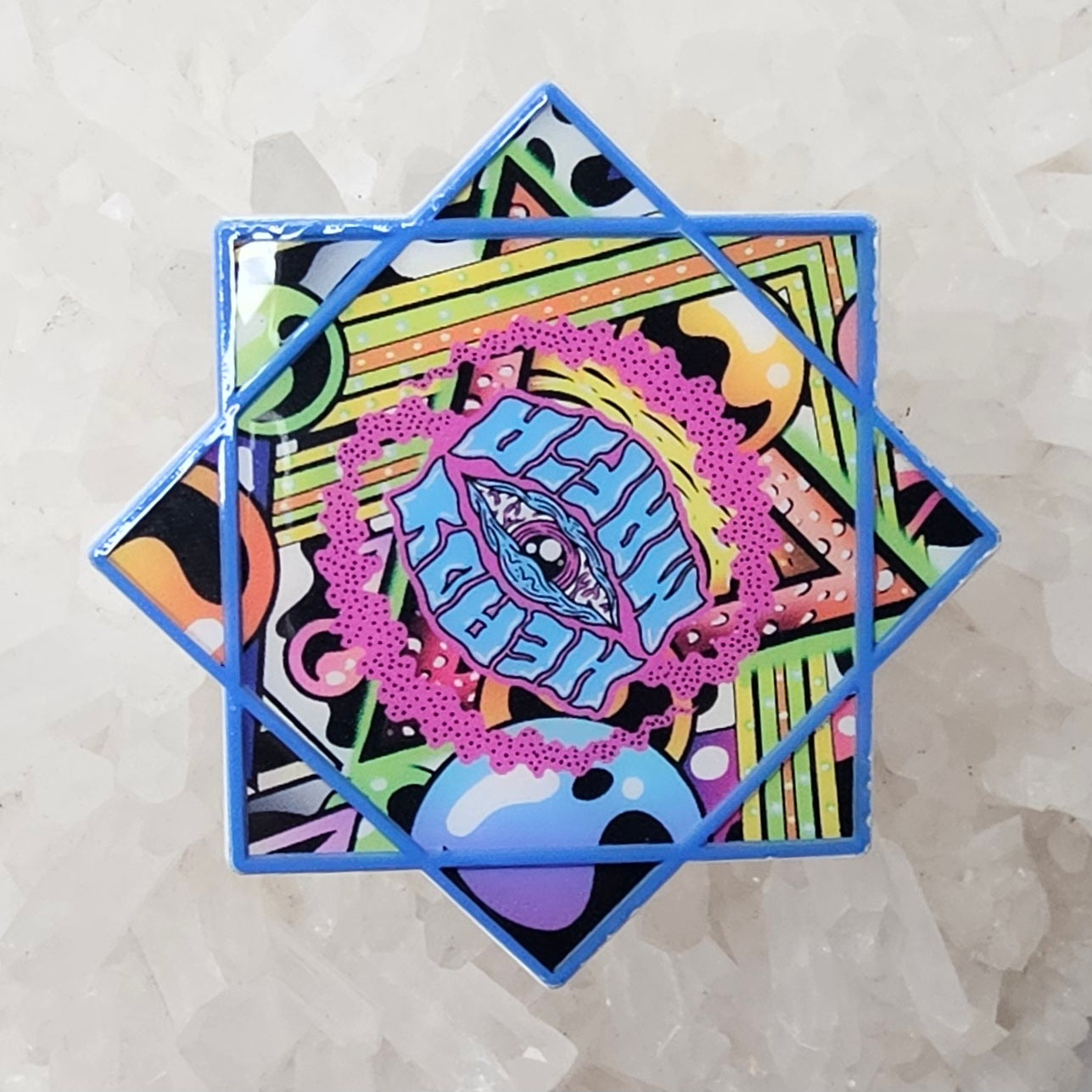 Heady Mafia Flow Star Spinner Enamel Pins Hat Pins Lapel Pin Brooch Badge Festival Pin