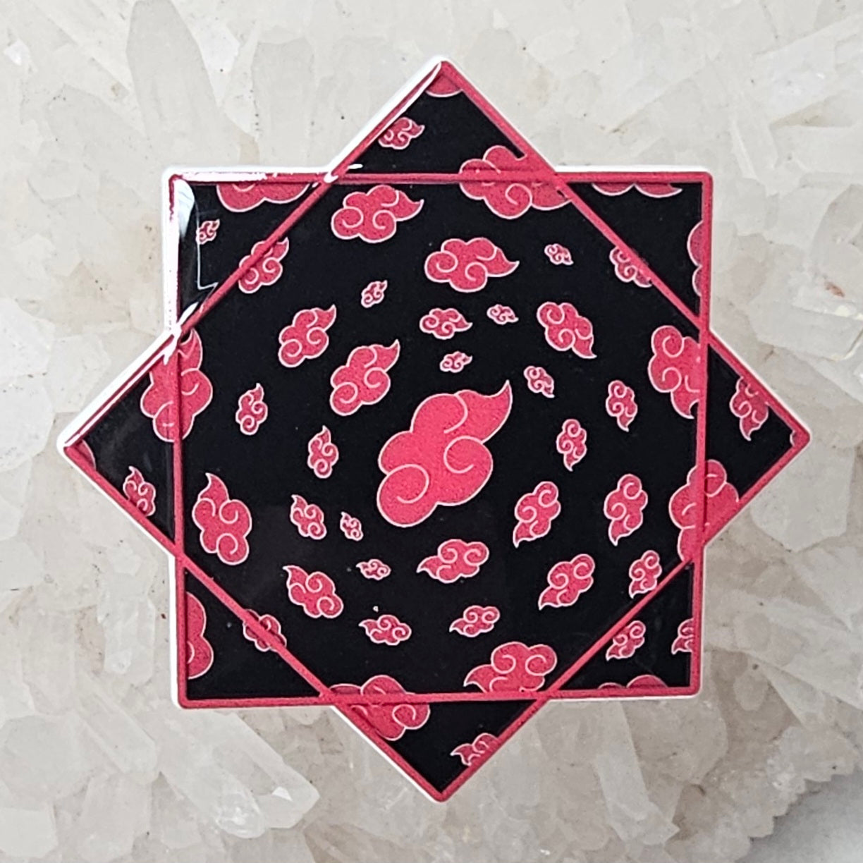 Gnaruto Anime Cloud Flow Star Spinner Enamel Pins Hat Pins Lapel Pin Brooch Badge Festival Pin