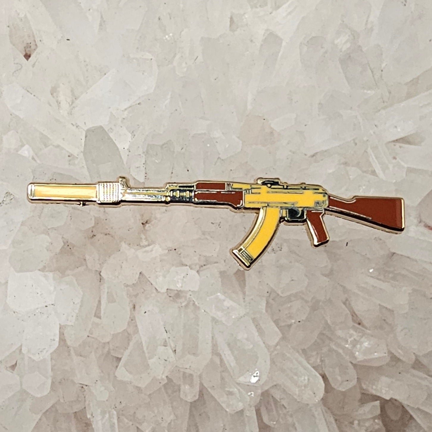 Silencer Ak47 Assault Rifle Gun Hidden Mini Spoon V1 Enamel Pins Hat Pins Lapel Pin Brooch Badge Festival Pin