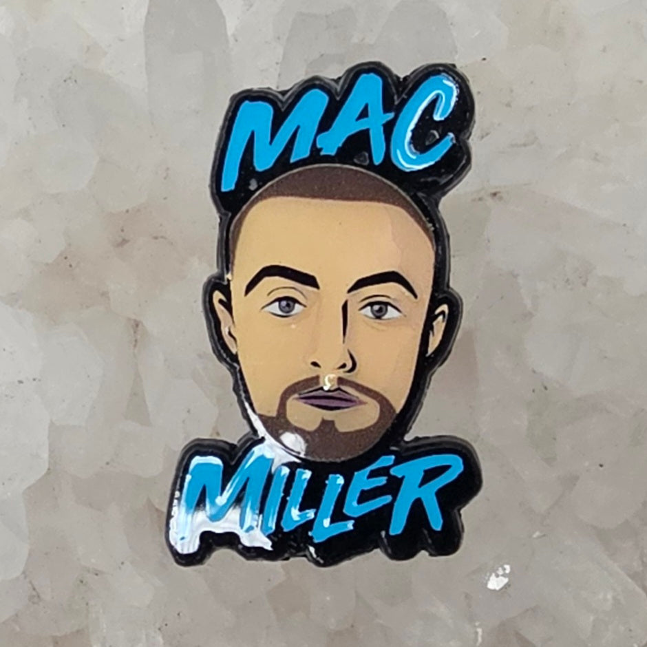 Mac Hip Hop Miller V2 Rap Music Glow Enamel Pins Hat Pins Lapel Pin Brooch Badge Festival Pin