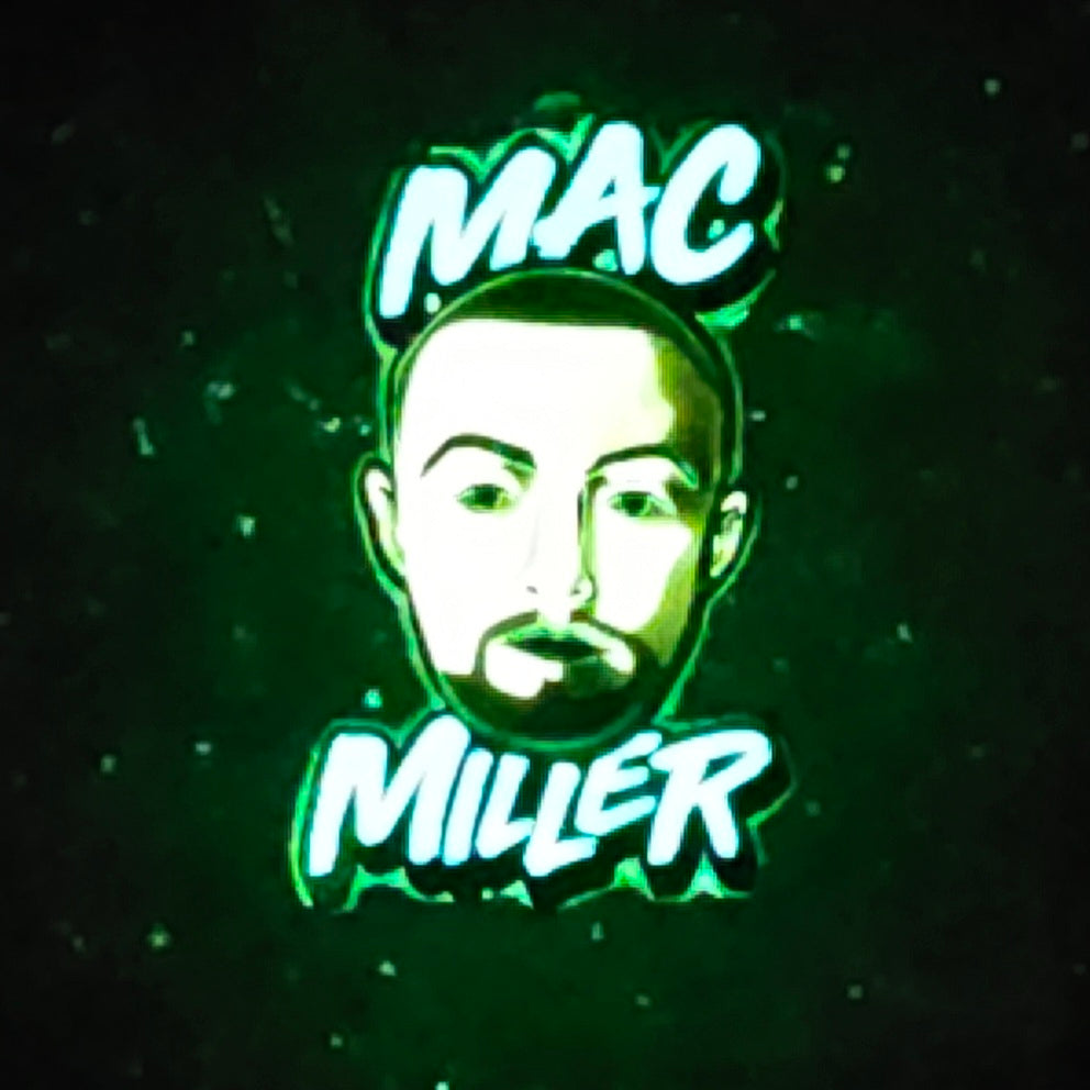 Mac Hip Hop Miller V2 Rap Music Glow Enamel Pins Hat Pins Lapel Pin Brooch Badge Festival Pin