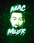 Mac Hip Hop Miller V2 Rap Music Glow Enamel Pins Hat Pins Lapel Pin Brooch Badge Festival Pin