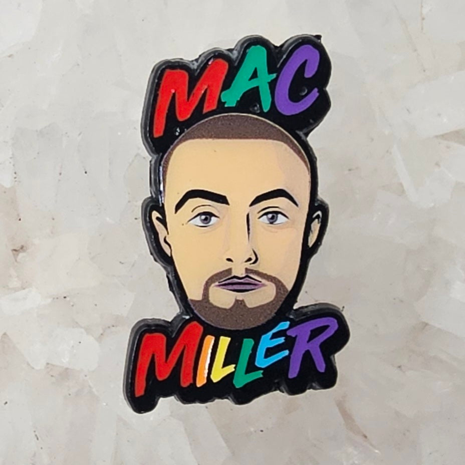 Mac Hip Hop Miller V3 Rap Music Glow Enamel Pins Hat Pins Lapel Pin Brooch Badge Festival Pin