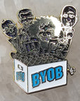 BYOB System Of A Beer Down Metal Rock Music V3 Enamel Pins Hat Pins Lapel Pin Brooch Badge Festival Pin