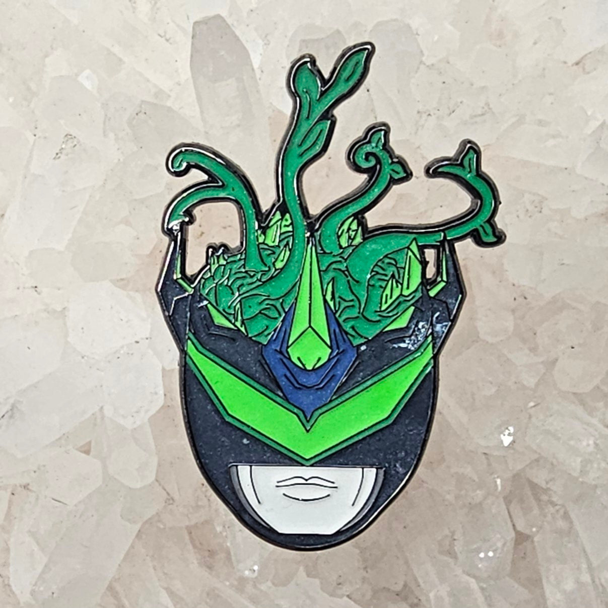 Ganja Ranger White Night GWN Edm Dubstep Dj Glow Enamel Pins Hat Pins Lapel Pin Brooch Badge Festival Pin