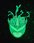 Ganja Ranger White Night GWN Edm Dubstep Dj Glow Enamel Pins Hat Pins Lapel Pin Brooch Badge Festival Pin