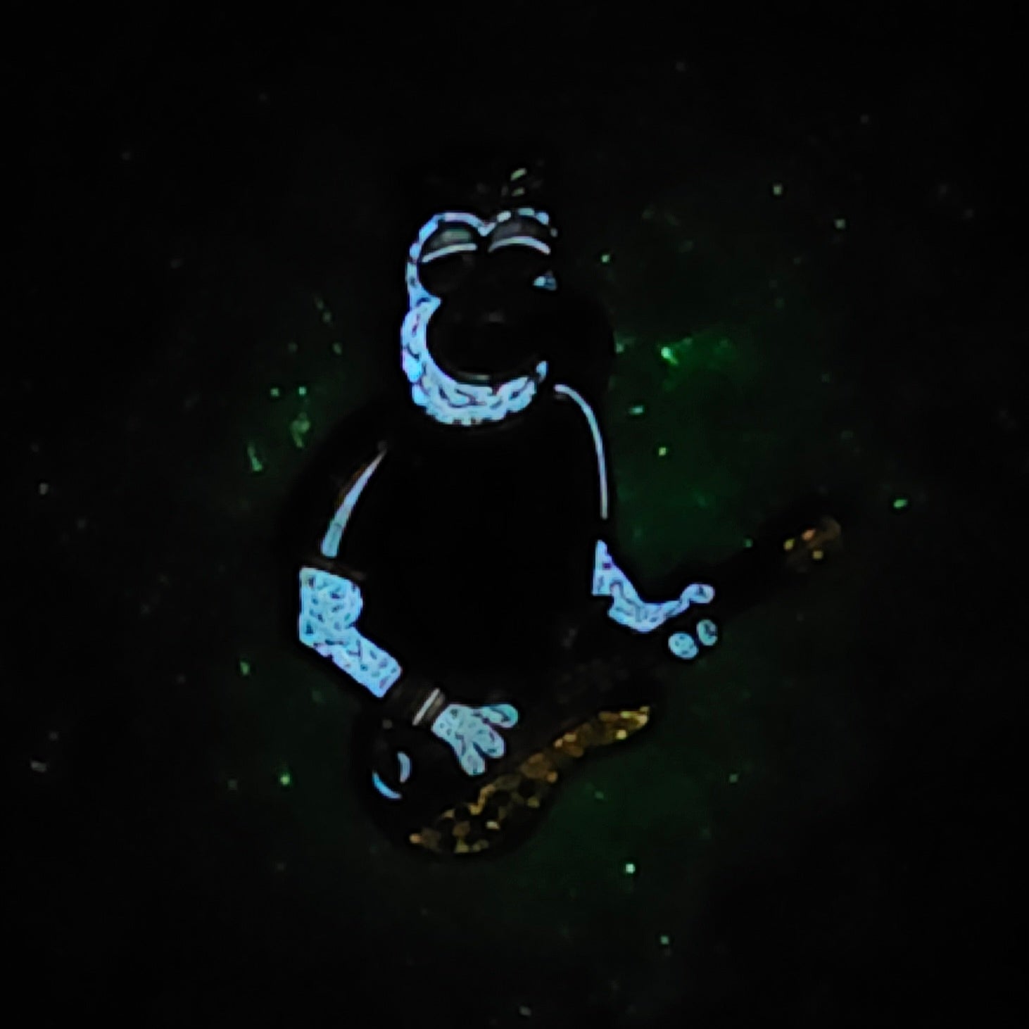 Shredding Gonzo Grateful Guitar God Dead Lot Glow Enamel Pins Hat Pins Lapel Pin Brooch Badge Festival Pin