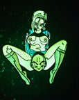 5 Pack - Show Me Your Dragon Balls Sexy Android 18 & Krillin Pin Up Hentai Dbz Anime Wholesale Spinner Glow Enamel Pins Hat Pins Lapel Pin Brooch Badge Festival Pin