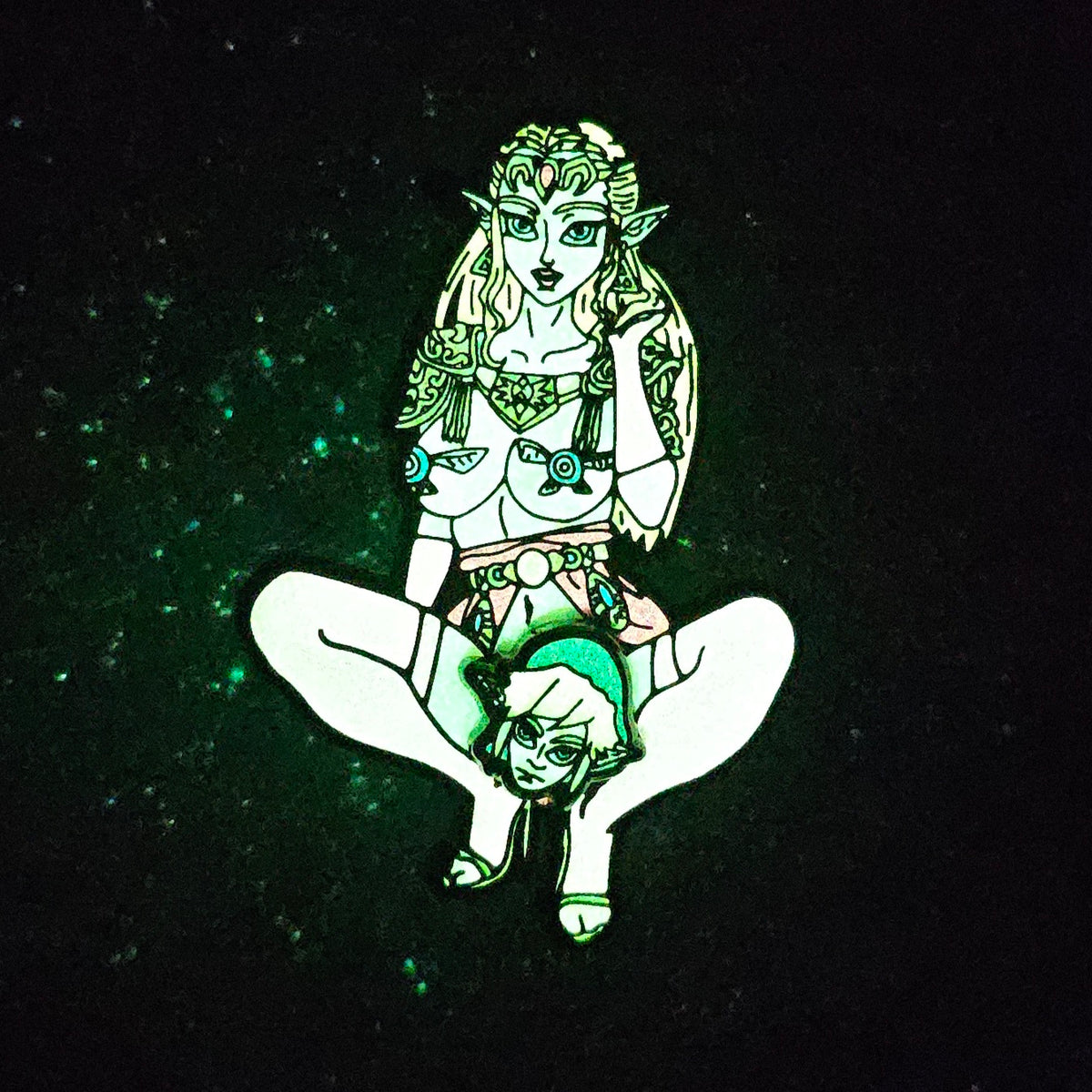 5 Pack - Kinky Zelda &amp; Link Legend Of Video Game Wholesale Spinner Glow Enamel Pins Limited Edition Bulk Hat Pins Lapel Pin Brooch Badge Festival Pin