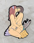 Scooby Boobie Doo Kinked Velma & Daphne 90s Cartoon Glow Enamel Pin Limited Edition Hat Pin Lapel Pin Brooch Badge Festival Pin