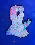 Scooby Boobie Doo Kinked Velma & Daphne 90s Cartoon Glow Enamel Pin Limited Edition Hat Pin Lapel Pin Brooch Badge Festival Pin
