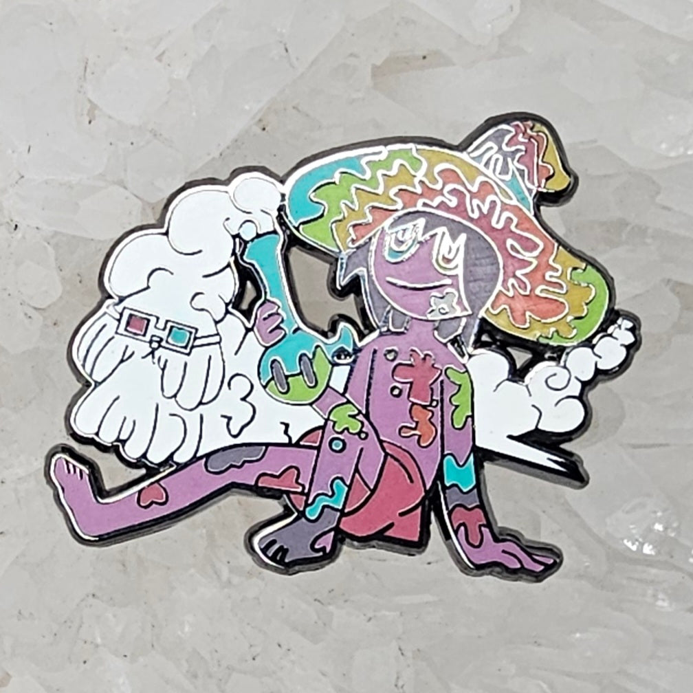 10 Pack - The Midnight Stoner Gospel Clancy &amp; Charlotte Festival Family Weed Cartoon Wholesale Glow Enamel Pins Bulk Hat Pins Lapel Pin Brooch Badge Festival Pin