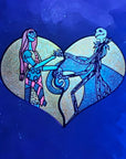 10 Pack - Jack & Sally Nightmare Before Love Christmas Couples His And Hers Set Wholesale Glow Enamel Pin Hat Pin Lapel Pin Brooch Badge Festival Pin(10 Sets)