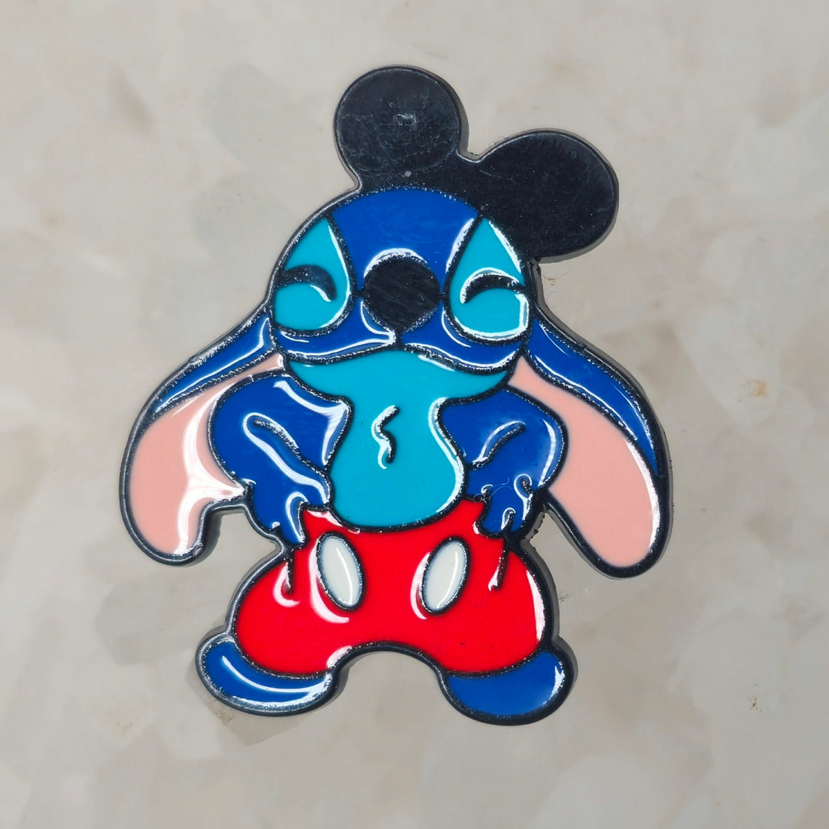 Mickey Stitch Mouse 90s Cartoon Enamel Pins Hat Pins Lapel Pin Brooch Badge Festival Pin