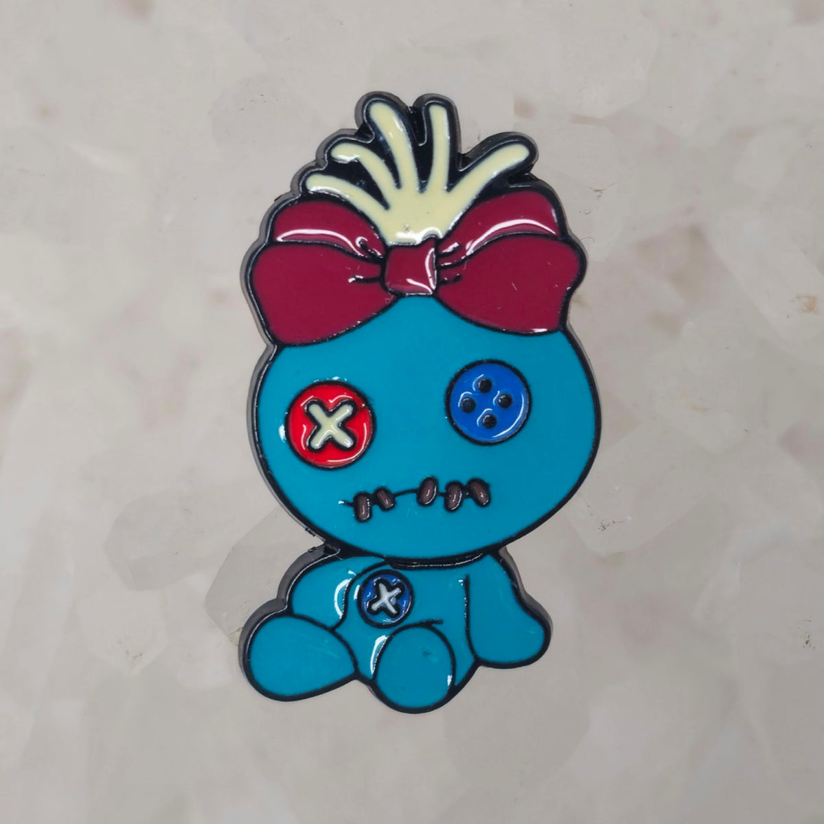Stitch Voodoo Doll V2 90s Cartoon Enamel Pins Hat Pins Lapel Pin Brooch Badge Festival Pin