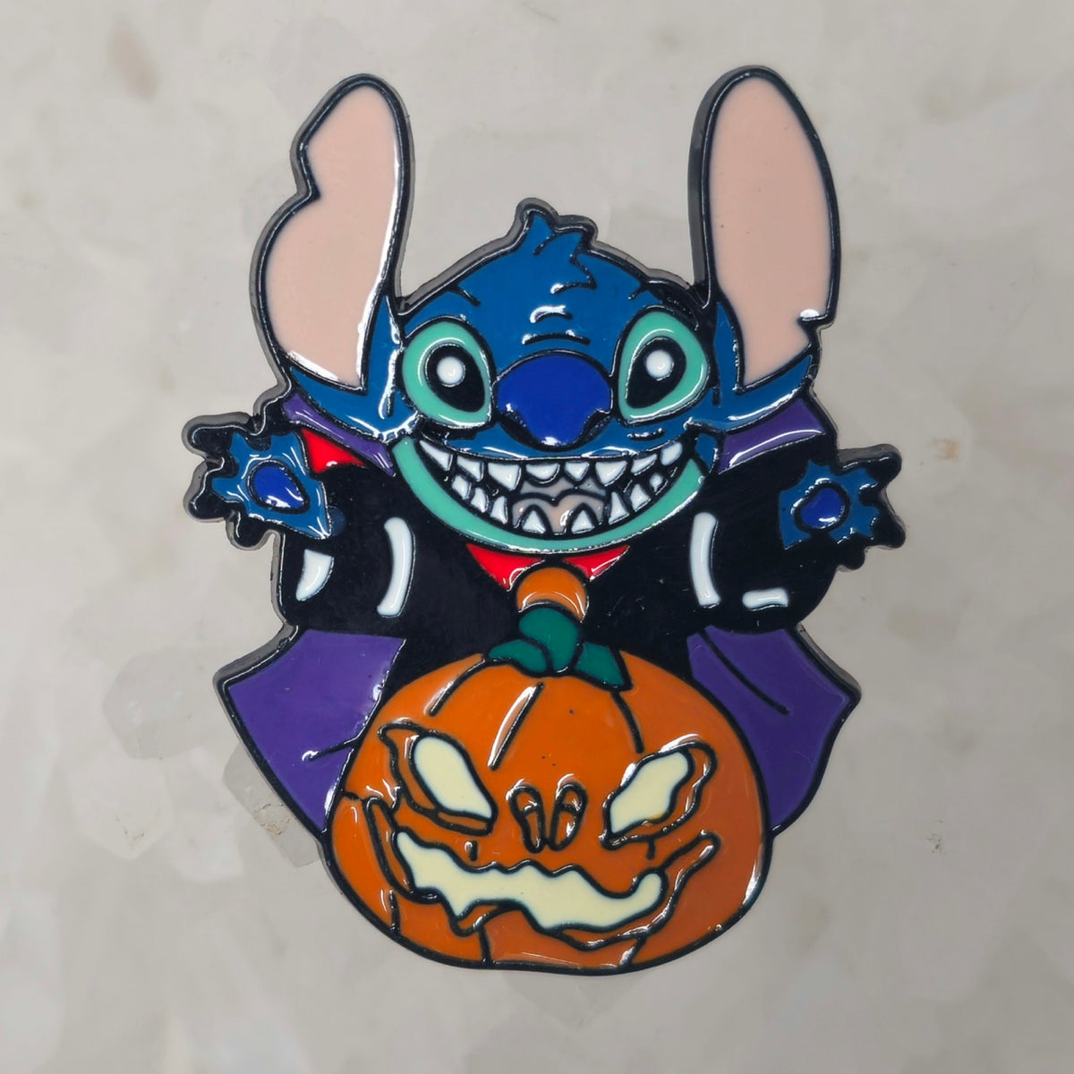 Jack-O-Lantern Stitch Halloween 90s Cartoon Enamel Pins Hat Pins Lapel Pin Brooch Badge Festival Pin