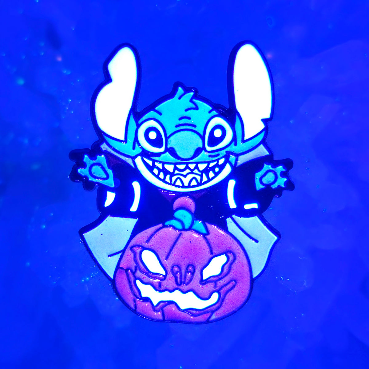 Jack-O-Lantern Stitch Halloween 90s Cartoon Enamel Pins Hat Pins Lapel Pin Brooch Badge Festival Pin
