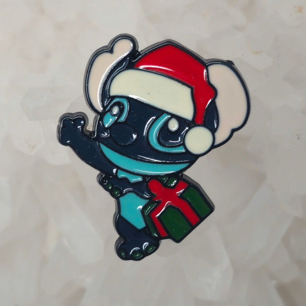 Santa Stitch Christmas 90s Cartoon Enamel Pins Hat Pins Lapel Pin Brooch Badge Festival Pin