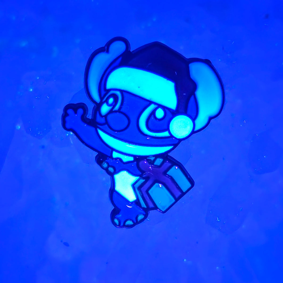Santa Stitch Christmas 90s Cartoon Enamel Pins Hat Pins Lapel Pin Brooch Badge Festival Pin