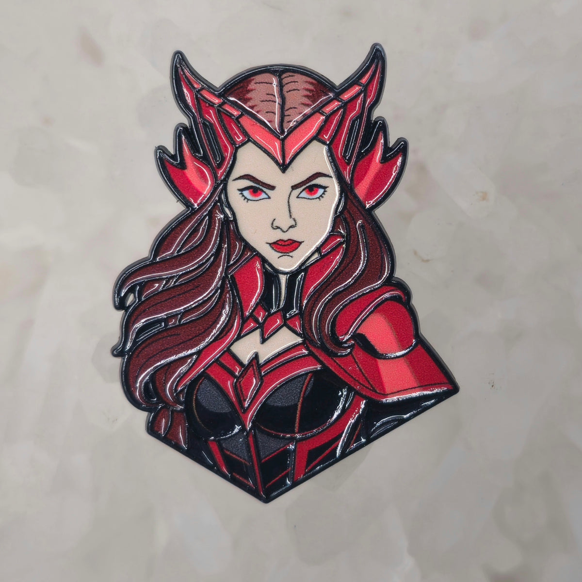 Scarlet Comic Book Witch Enamel Pins Hat Pins Lapel Pin Brooch Badge Festival Pin