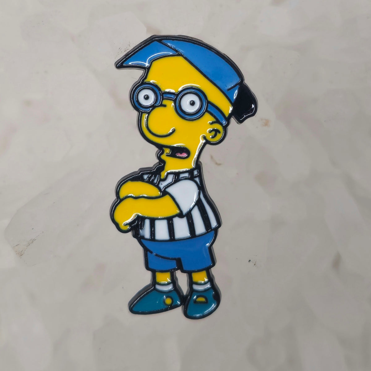 Baseball Millhouse Simpsons Cartoon Enamel Pins Hat Pins Lapel Pin Brooch Badge Festival Pin