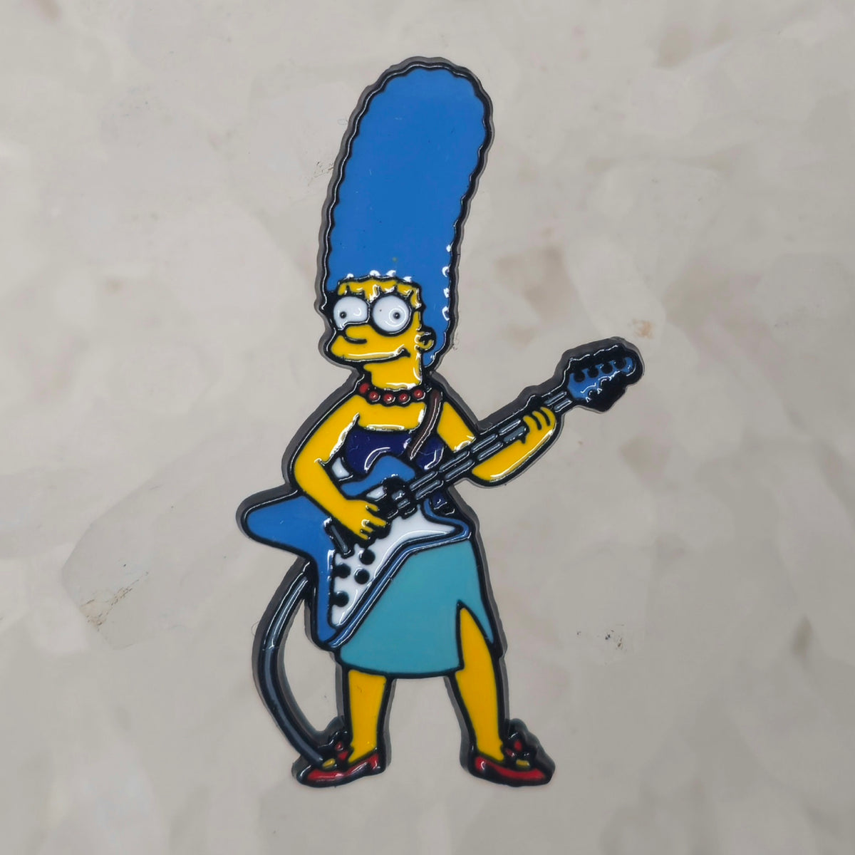 Metal Marg Jammin Simpsons Cartoon Enamel Pins Hat Pins Lapel Pin Brooch Badge Festival Pin