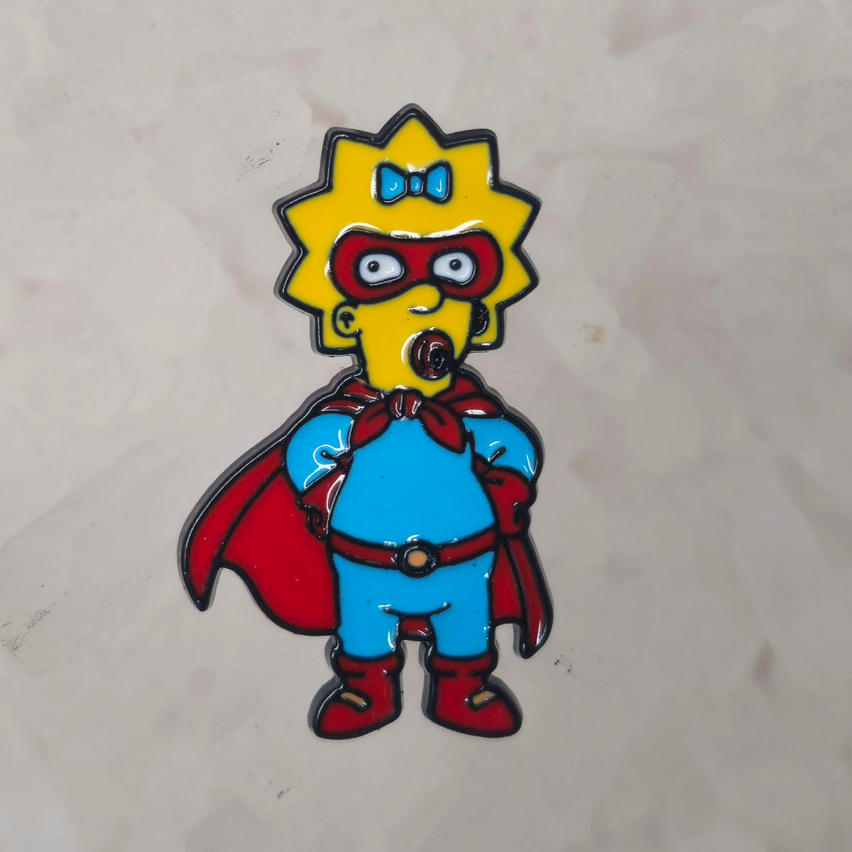 Super Hero Maggi Simpsons Cartoon Enamel Pins Hat Pins Lapel Pin Brooch Badge Festival Pin