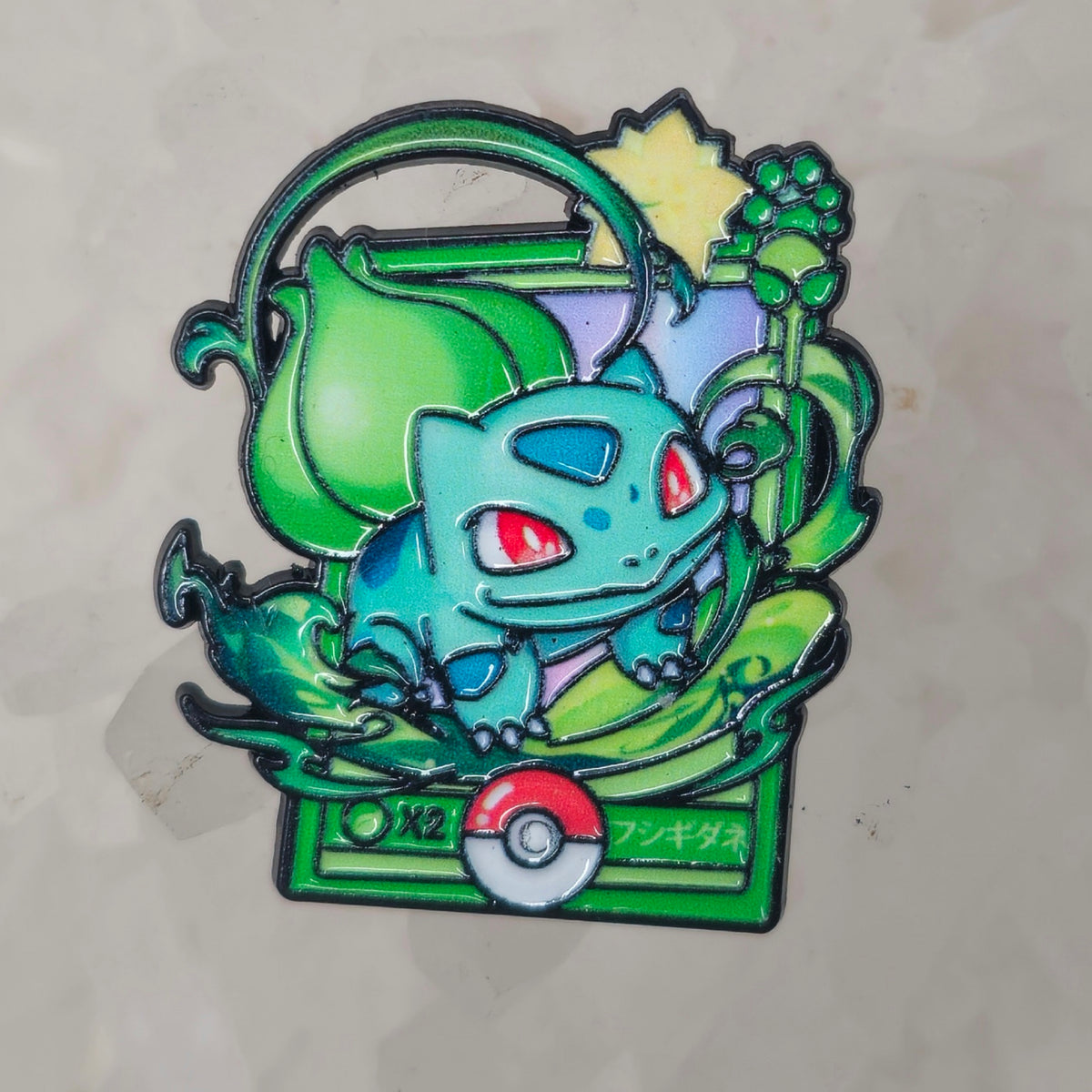 Bulbasaur Pokeball Card Burst Enamel Pins Hat Pins Lapel Pin Brooch Badge Festival Pin