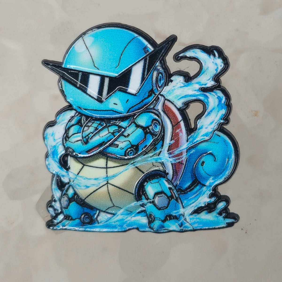 Cyborg Squirtle Robot Pokeball Enamel Pins Hat Pins Lapel Pin Brooch Badge Festival Pin
