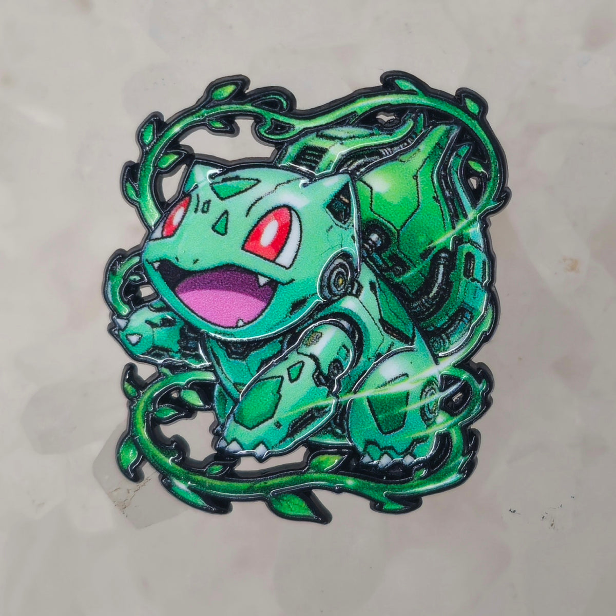 Cyborg Bulbasaur Robot Pokeball Enamel Pins Hat Pins Lapel Pin Brooch Badge Festival Pin