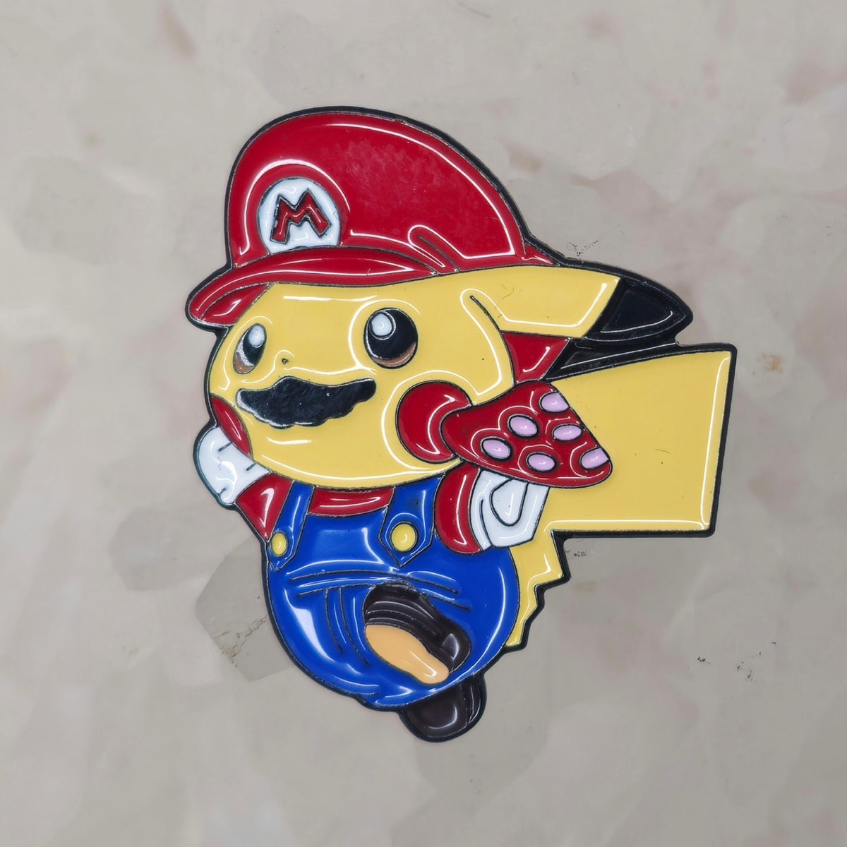 Mario X Pikachu Mashup Enamel Pins Hat Pins Lapel Pin Brooch Badge Festival Pin