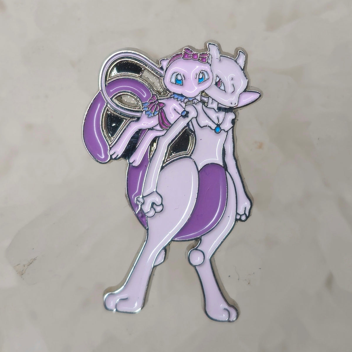 Mew &amp; Mew Two Pokeball Enamel Pins Hat Pins Lapel Pin Brooch Badge Festival Pin