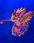 Android Humming Bird Skeleton Key Psychedelic Art V2 Enamel Pins Hat Pins Lapel Pin Brooch Badge Festival Pin
