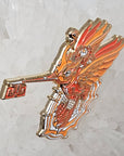 Android Humming Bird Skeleton Key Psychedelic Art V2 Enamel Pins Hat Pins Lapel Pin Brooch Badge Festival Pin