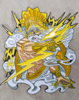 Zeus Greek Lightning God V2 Enamel Pins Hat Pins Lapel Pin Brooch Badge Festival Pin