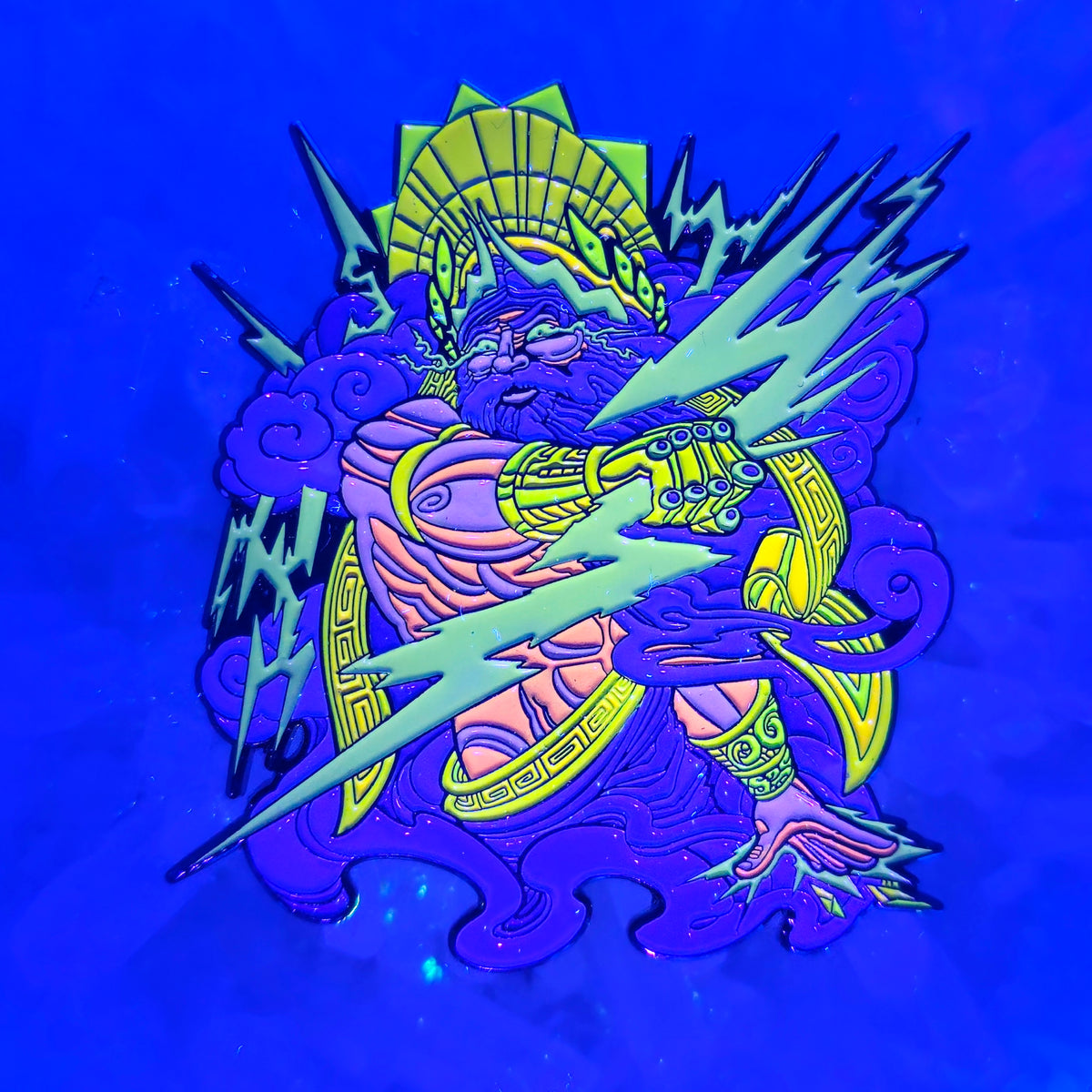 Zeus Greek Lightning God V2 Enamel Pins Hat Pins Lapel Pin Brooch Badge Festival Pin