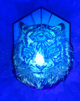 Third Eye Of The Tiger V3 Trippy Psychedelic Animal Art Glow Enamel Pins Hat Pins Lapel Pin Brooch Badge Festival Pin
