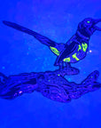 Android Bird Perch Trippy Robot Psychedelic Cyborg Art 3D Enamel Pins Hat Pins Lapel Pin Brooch Badge Festival Pin