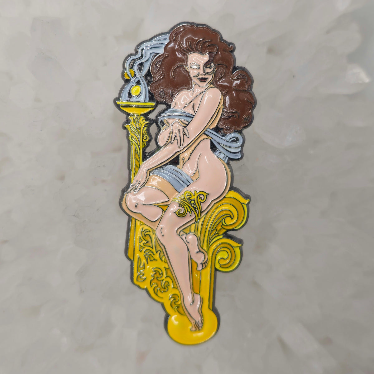 Aphrodite Torch Love Greek Goddess V2 3D Enamel Pins Hat Pins Lapel Pin Brooch Badge Festival Pin